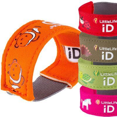 LittleLife Dětský identifikační náramek Safety ID strap dinosaur