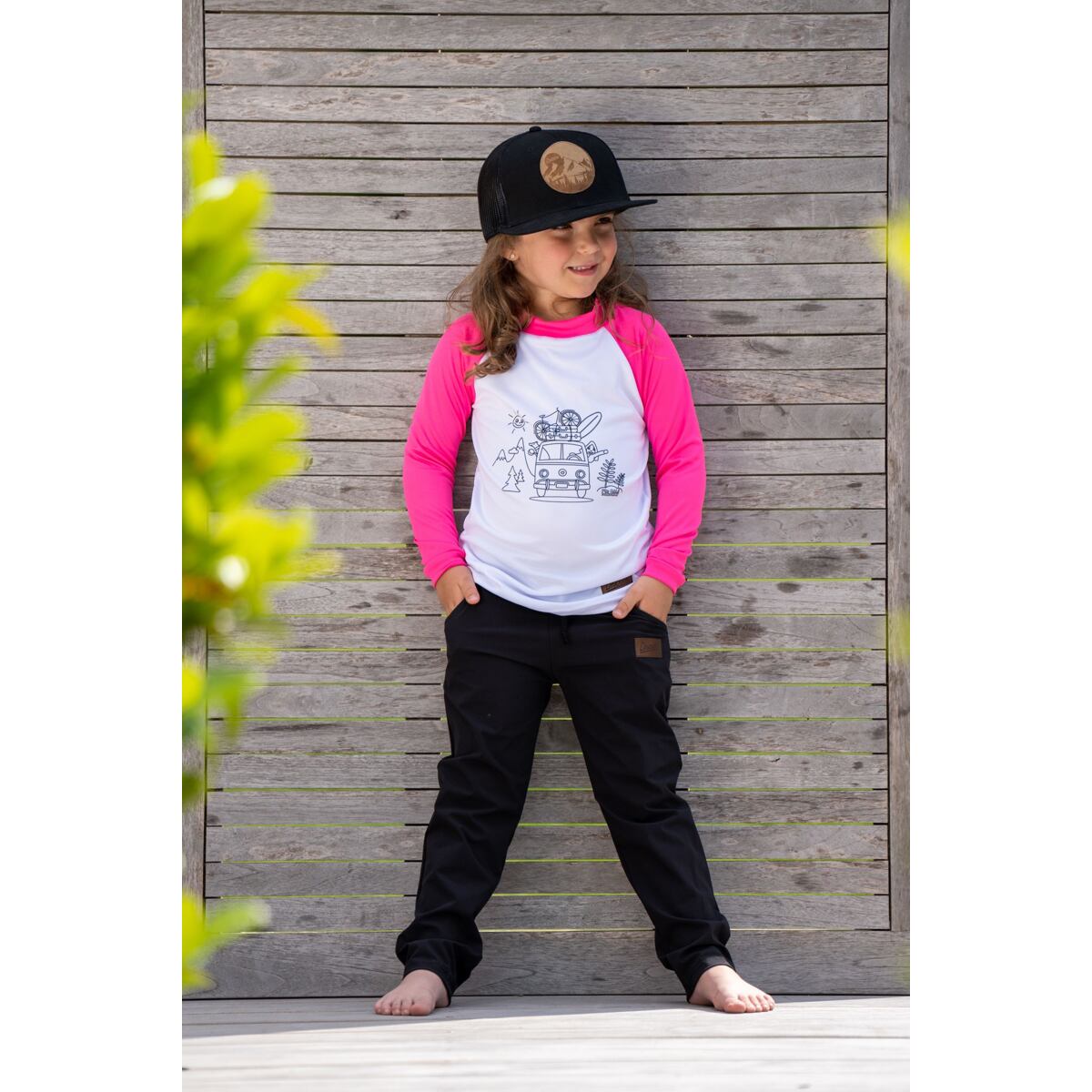 Promaledobrodruhy Dětské funkční UV tričko CoolMax dlouhý rukáv pink