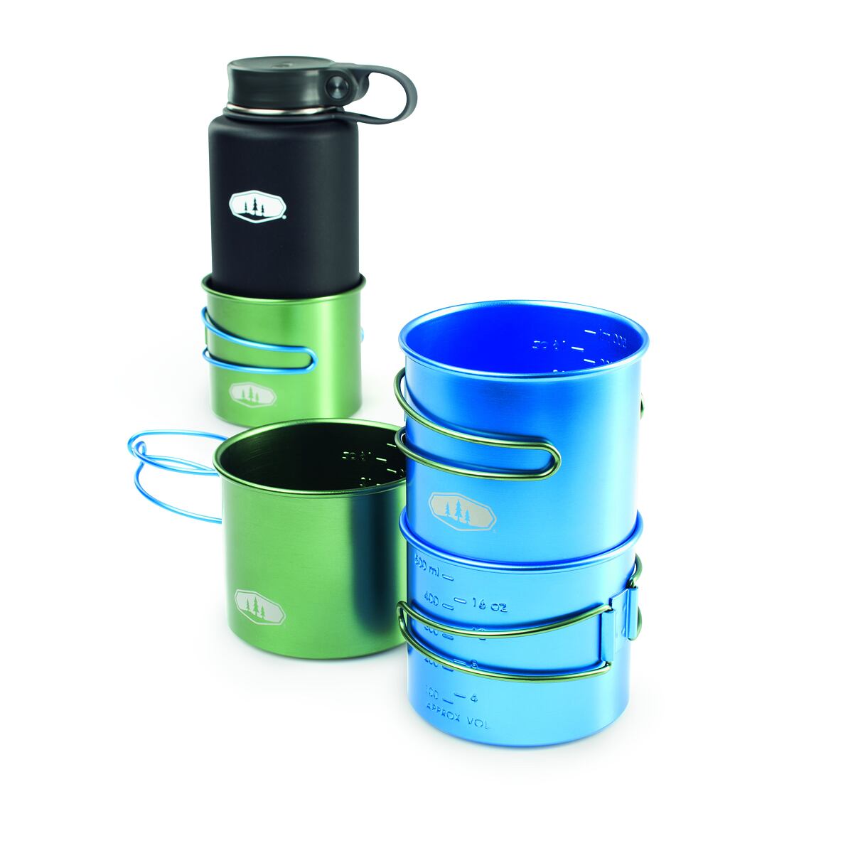 GSI outdoors Ultralehký cestovní hrnek GSI Outdoors Bugaboo Bottle Cup 591 ml - green