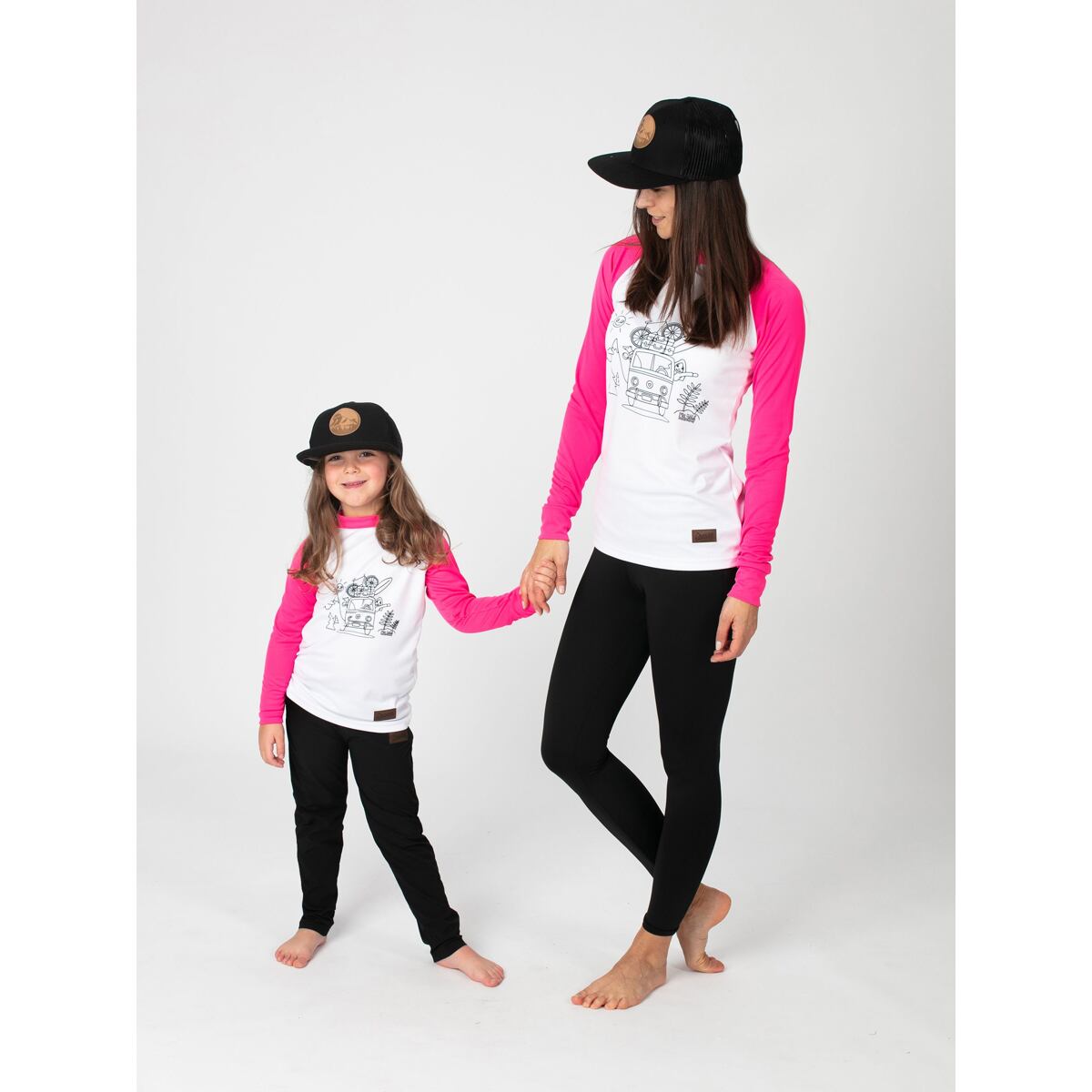 Promaledobrodruhy Dámské funkční UV tričko CoolMax dlouhý rukáv pink