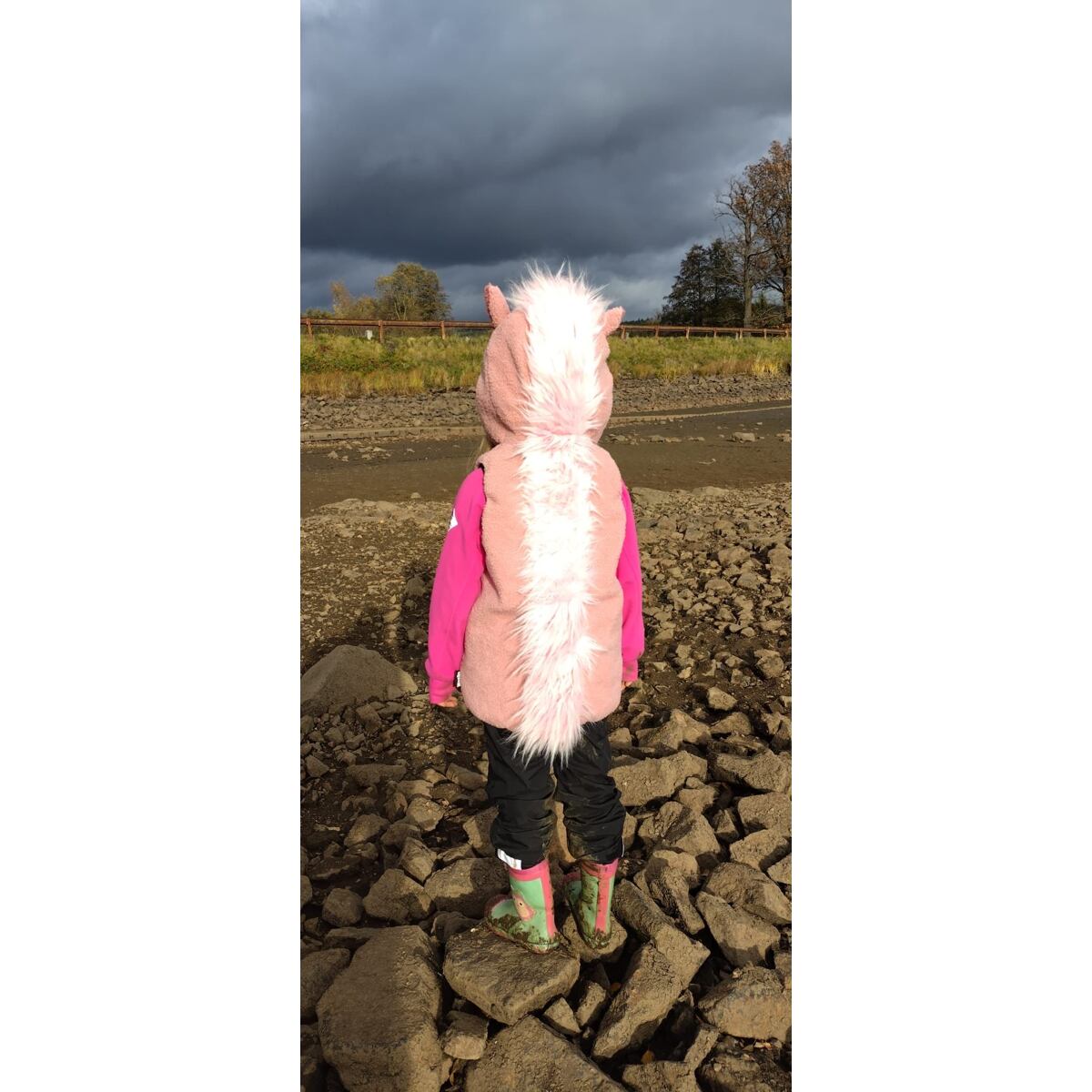 Huppa Dětská fleecová bunda Bennie fuchsia