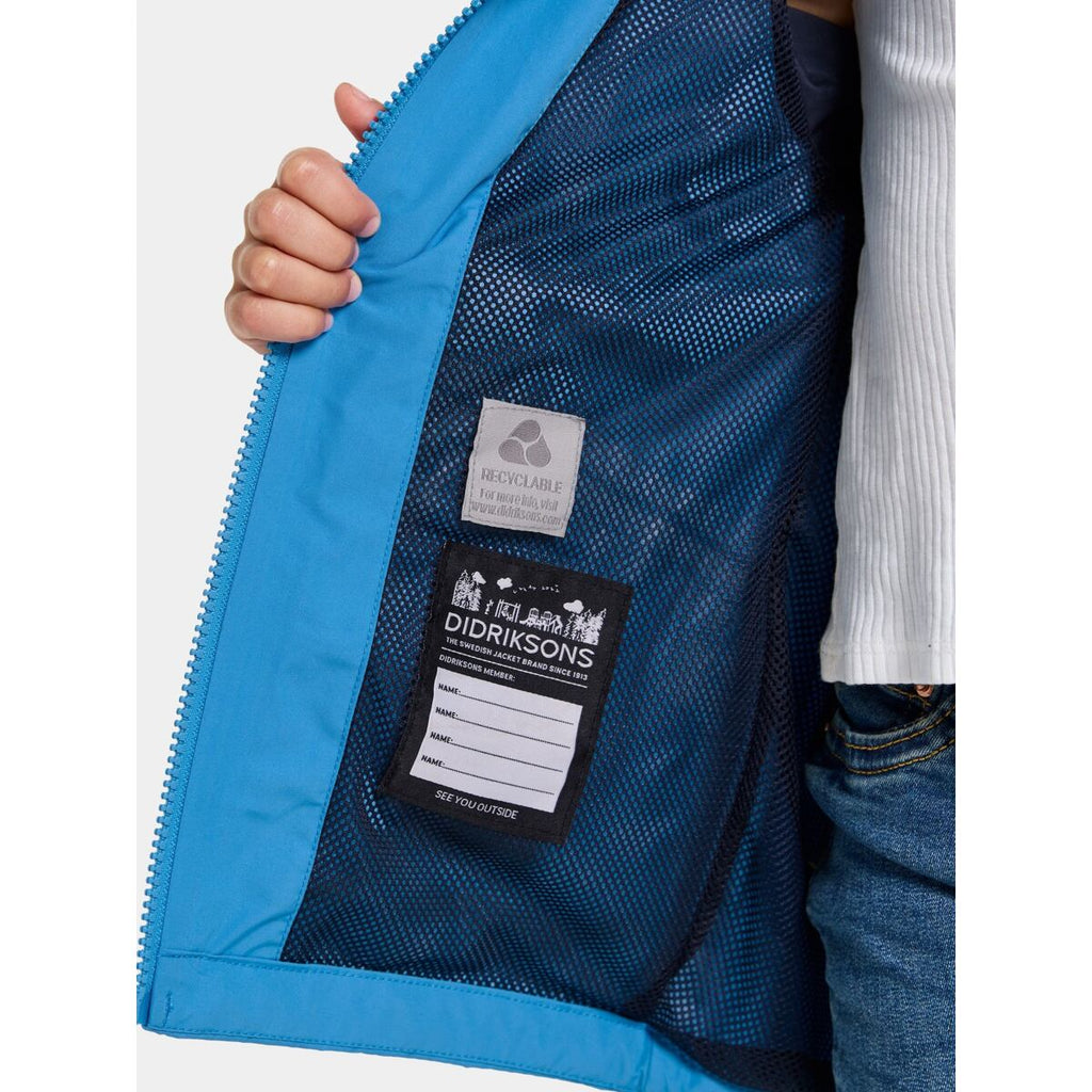 Didriksons Dětská nepromokavá bunda Norma flag blue - ROSTOUCÍ