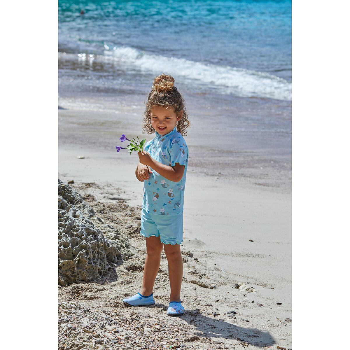 Playshoes Dětské barefoot boty do vody Mořská kočka