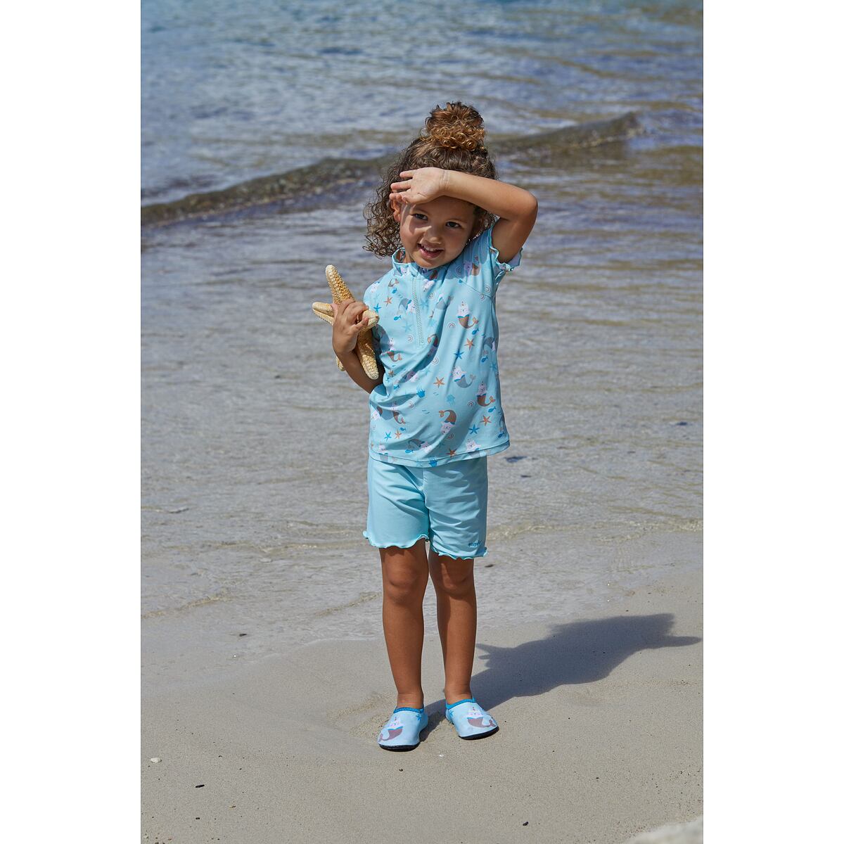 Playshoes Dětské barefoot boty do vody Mořská kočka