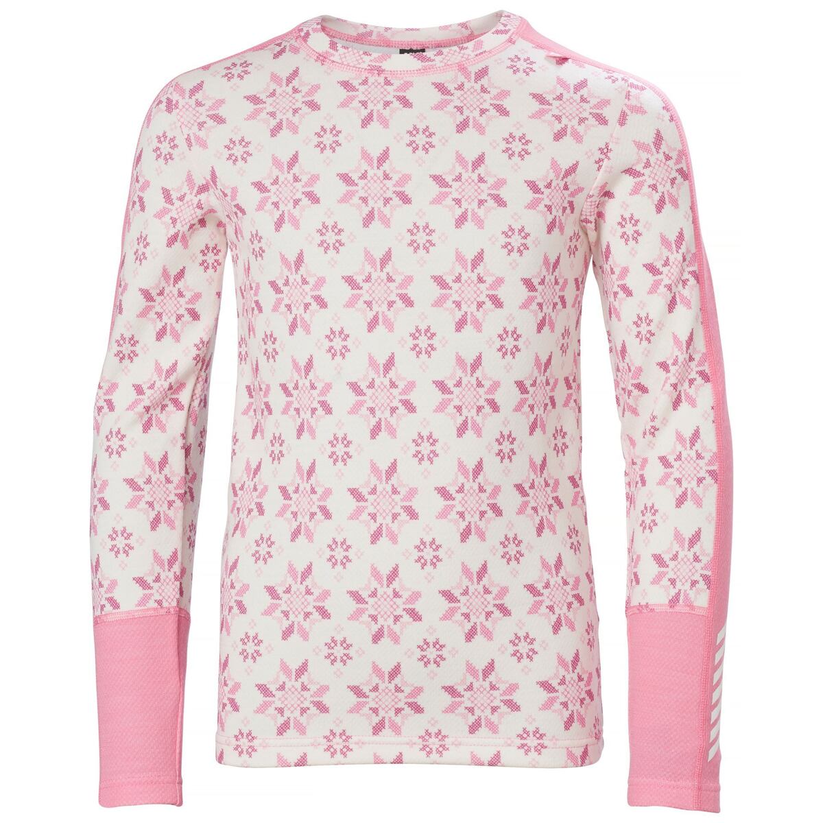 Helly Hansen Juniorské termoprádlo JR Graphic Lifa Merino set - sugar pink snowflake aop