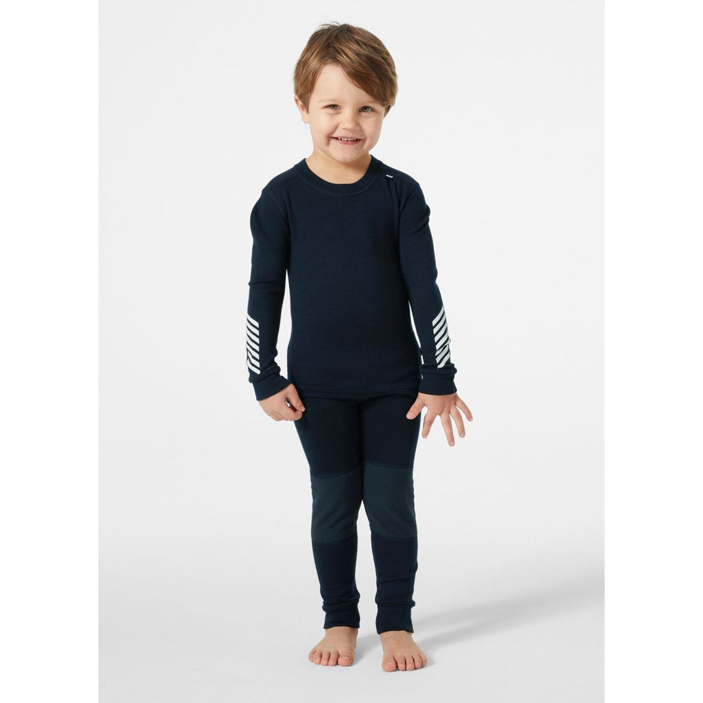Helly Hansen Dětské termoprádlo K Lifa Merino set - navy