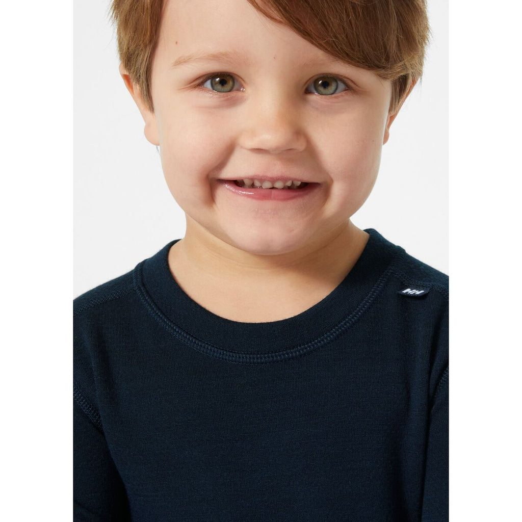 Helly Hansen Dětské termoprádlo K Lifa Merino set - navy
