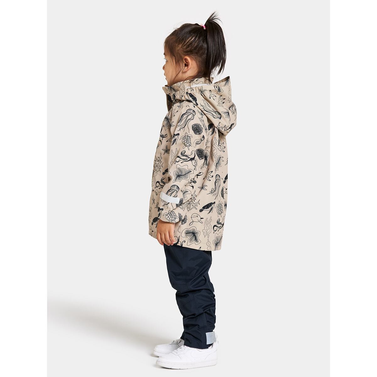 Didriksons Dětská nepromokavá bunda Norma ocean beach beige - ROSTOUCÍ
