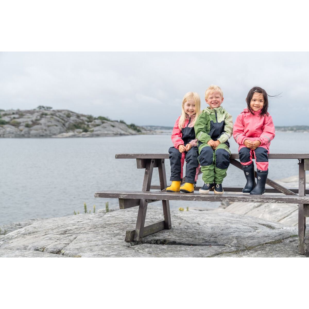 Didriksons Dětské softshellové kalhoty Lovet dusty azalea