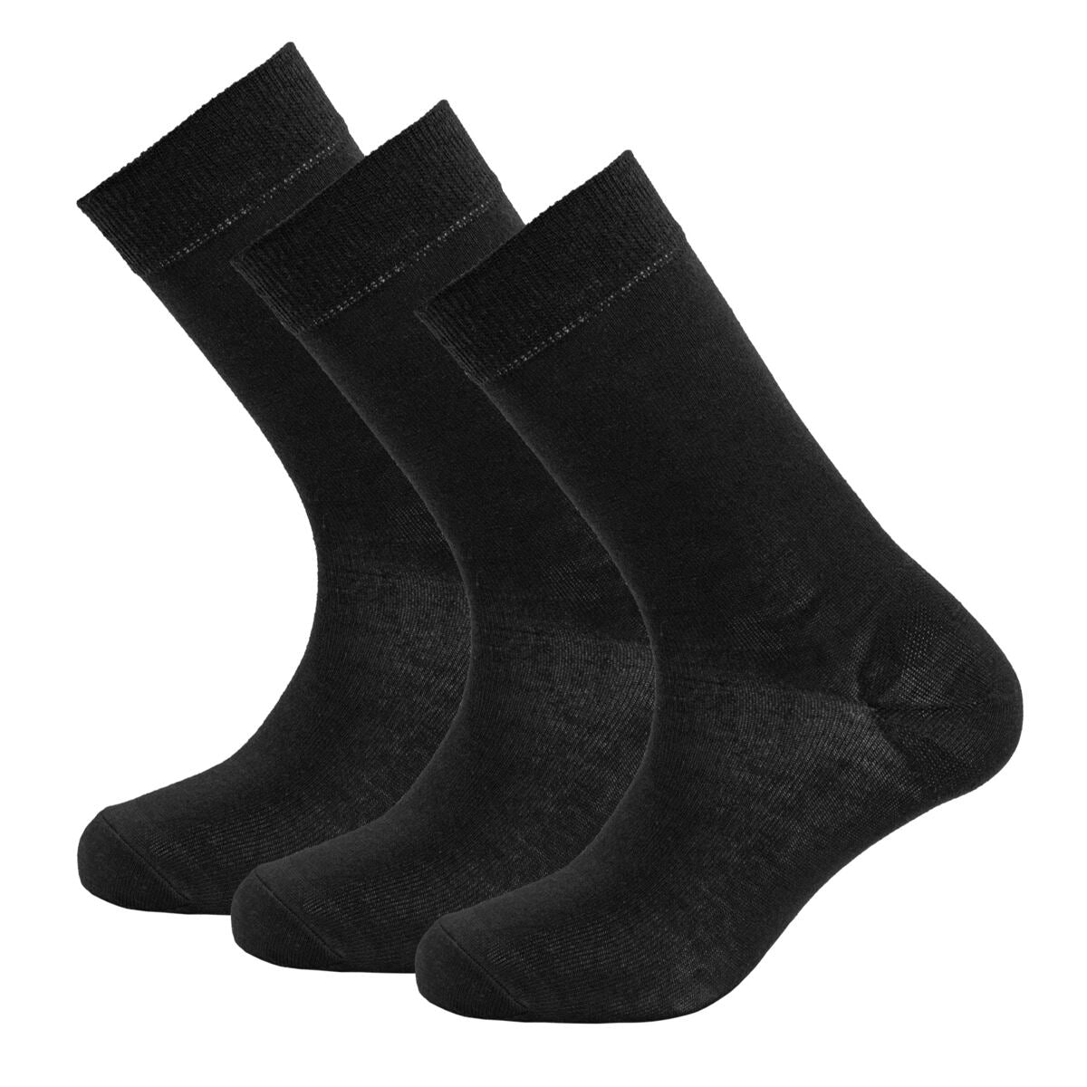 Devold Funkční ponožky s merinem Daily light lehké black 3 páry