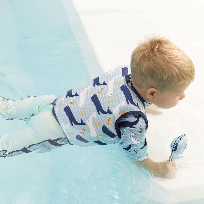 Splash About Dětská plovací vesta Go Splash Moby Anchor s bezpečnostním páskem