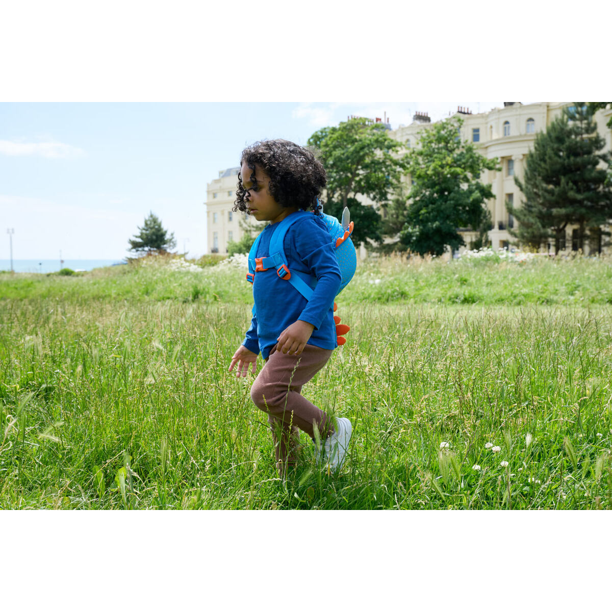 LittleLife Dětský batoh s bezpečnostním vodítkem triceratops 2 l