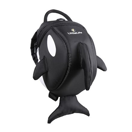 LittleLife Dětský batoh s bezpečnostním vodítkem orca 2 l