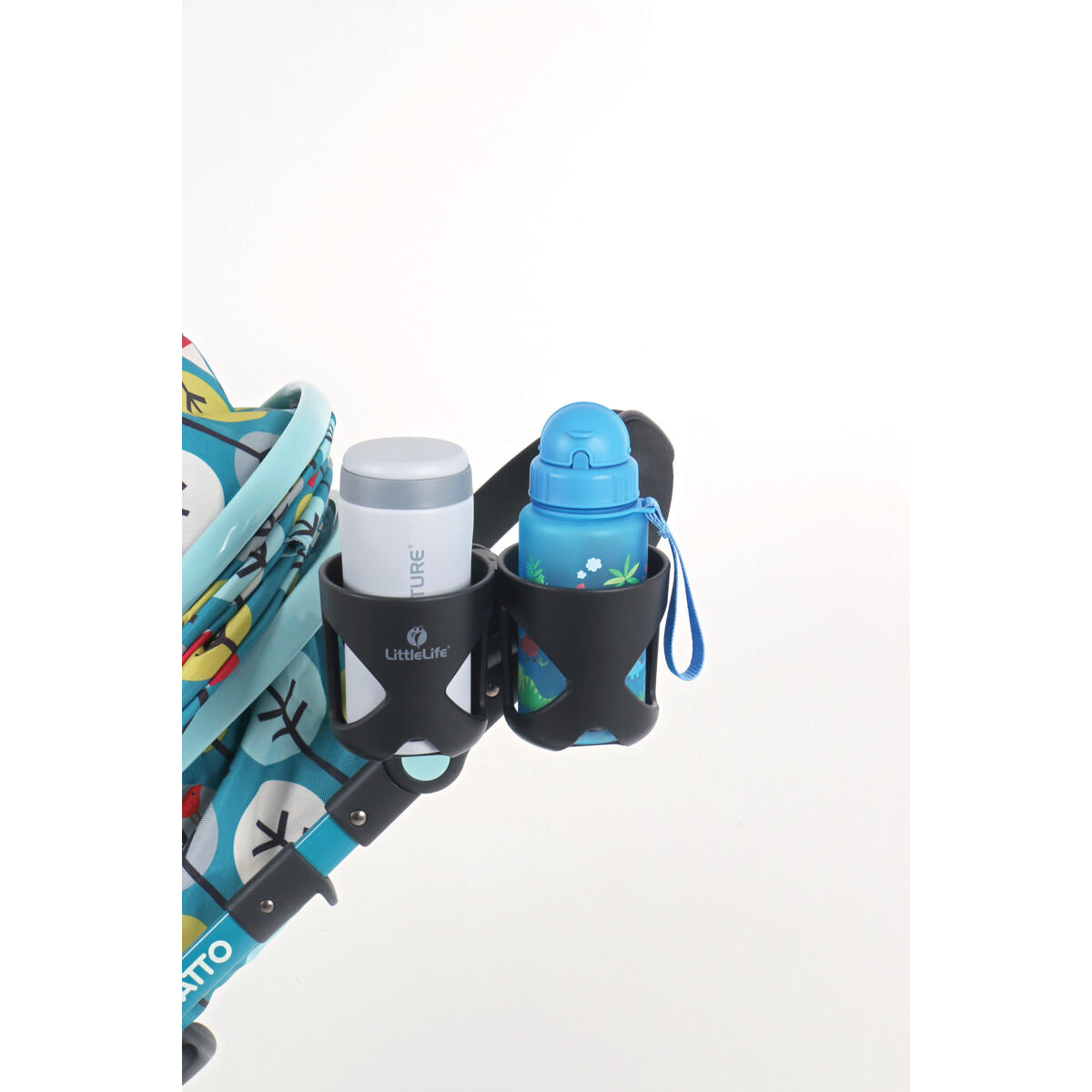 LittleLife Dvojitý držák na lahev na kočárek Double Buggy Cup Holder