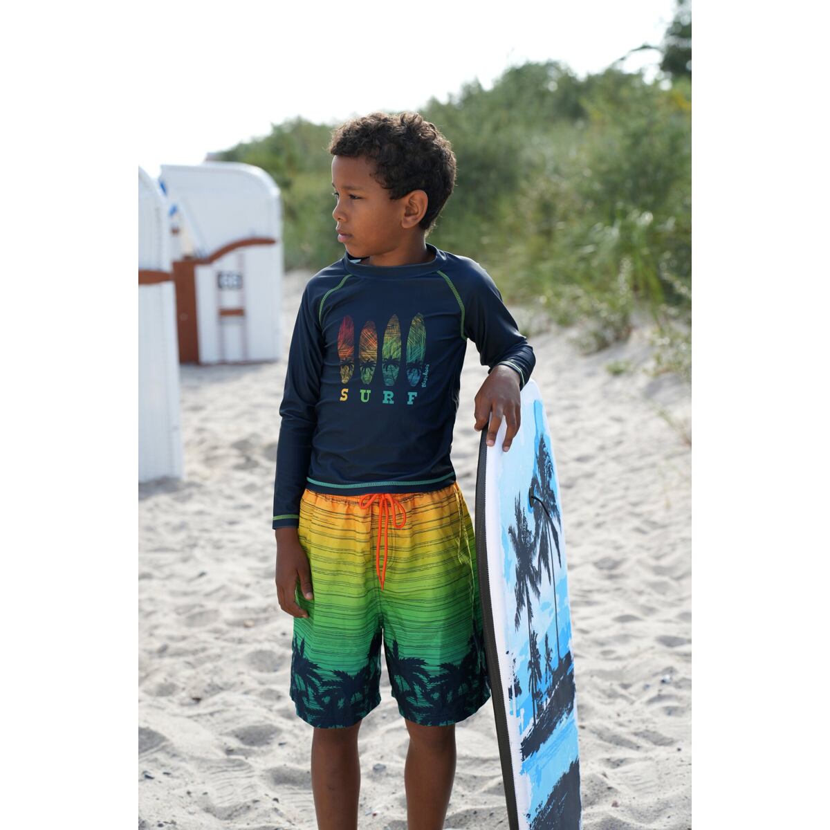 Playshoes Chlapecké UV kraťasy Surf navy