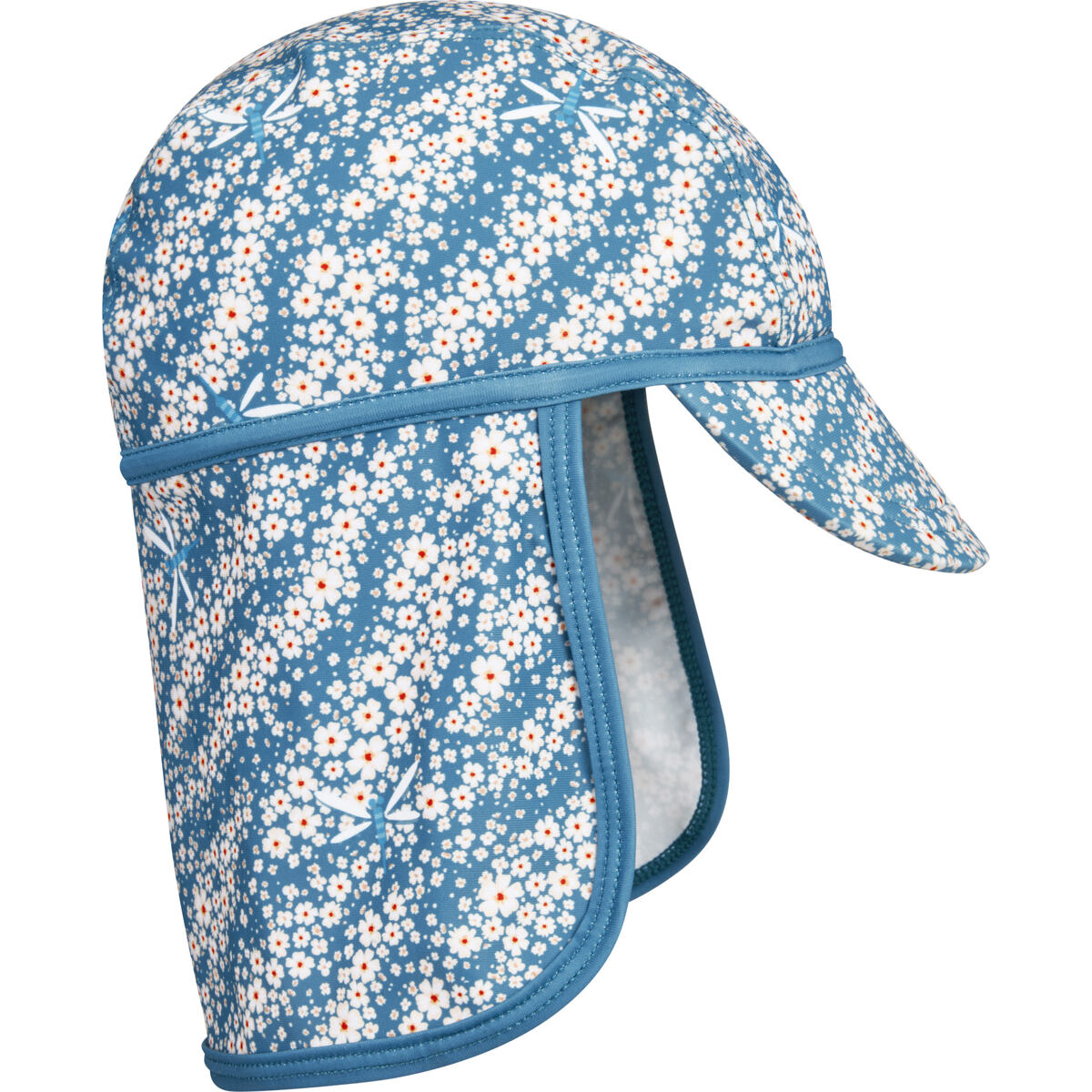 Playshoes Dětská UV kšiltovka Flowers - petrol