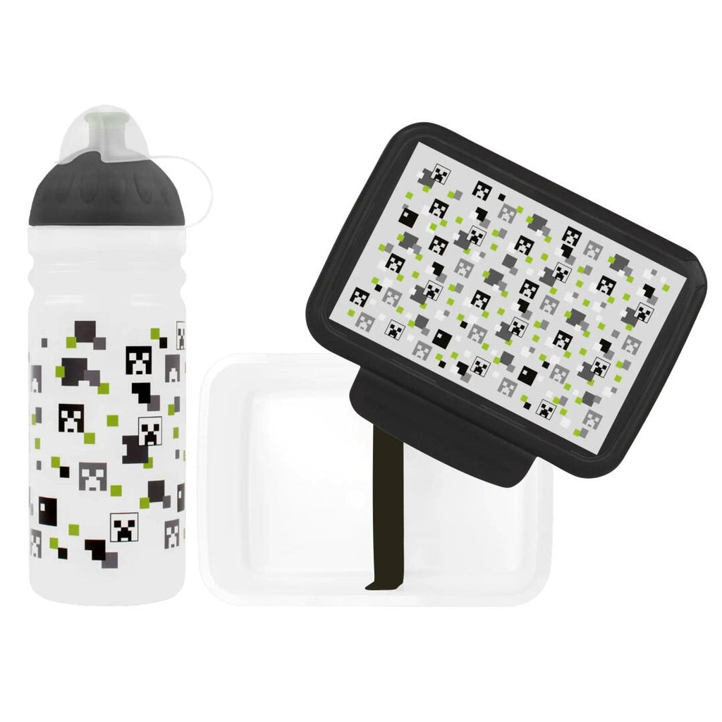 ZDRAVÁ LAHEV® SET ZDRAVÁ LAHEV A ZDRAVÁ SVÁČA svačinový box a lahev 0,7l Pixel head