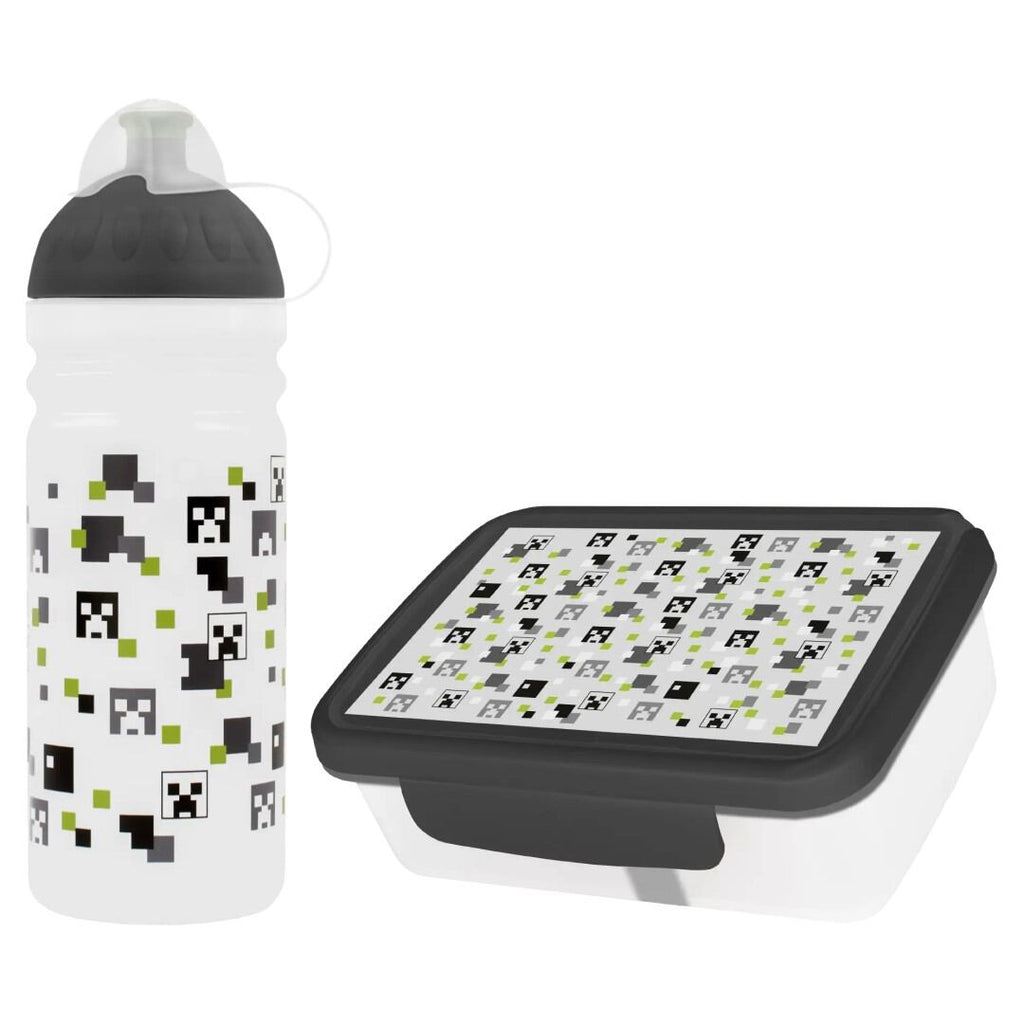 ZDRAVÁ LAHEV® SET ZDRAVÁ LAHEV A ZDRAVÁ SVÁČA svačinový box a lahev 0,7l Pixel head