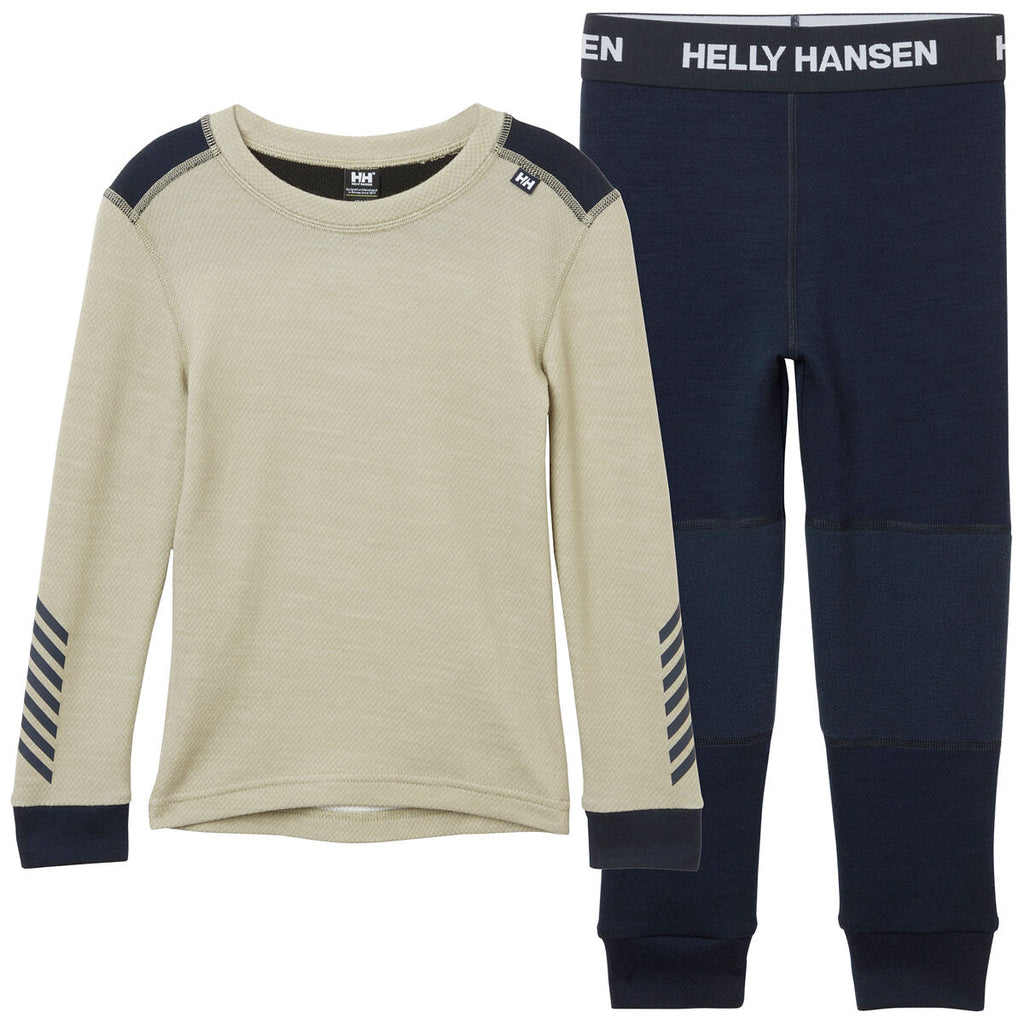 Helly Hansen Dětské termoprádlo K Lifa Merino set - light lav