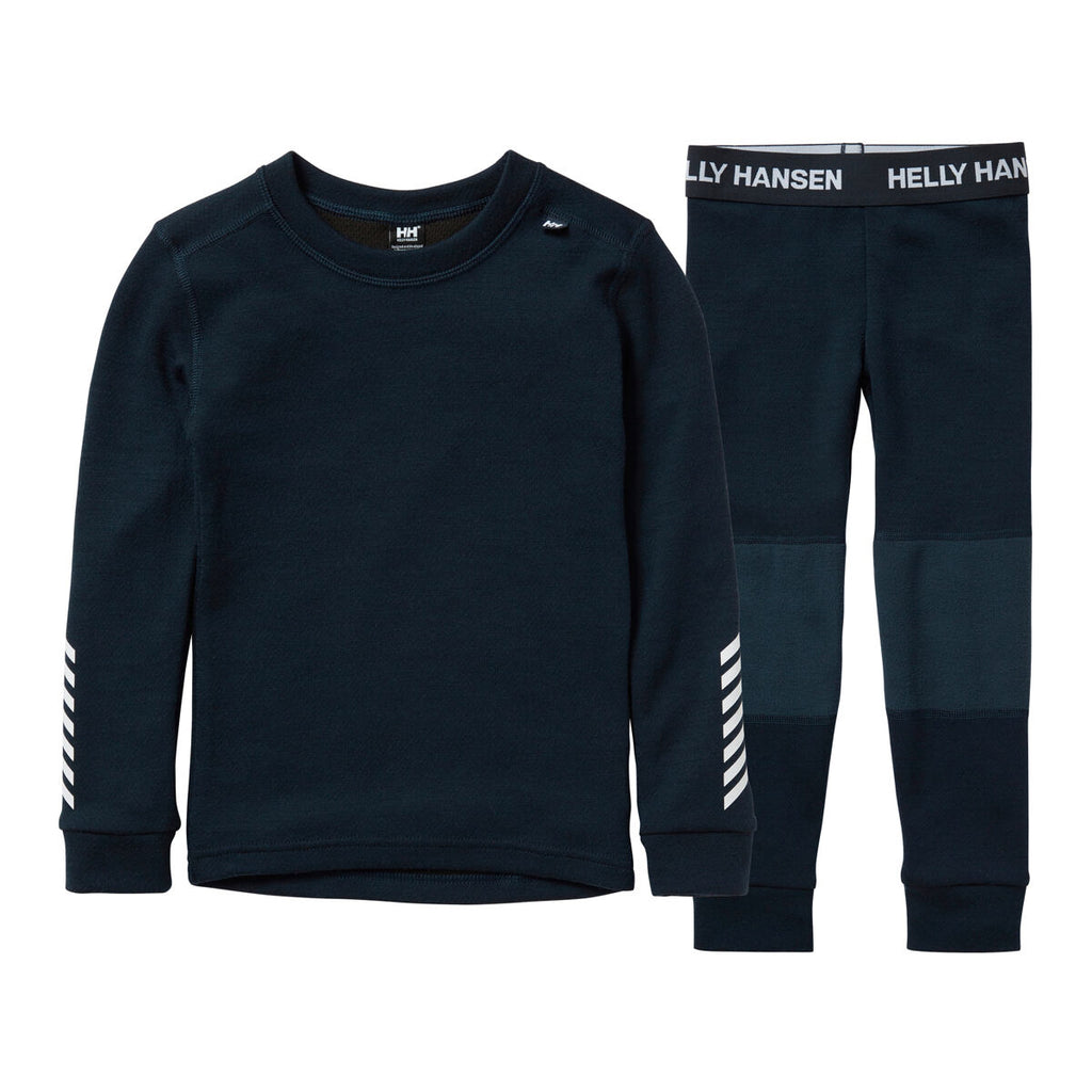 Helly Hansen Dětské termoprádlo K Lifa Merino set - navy