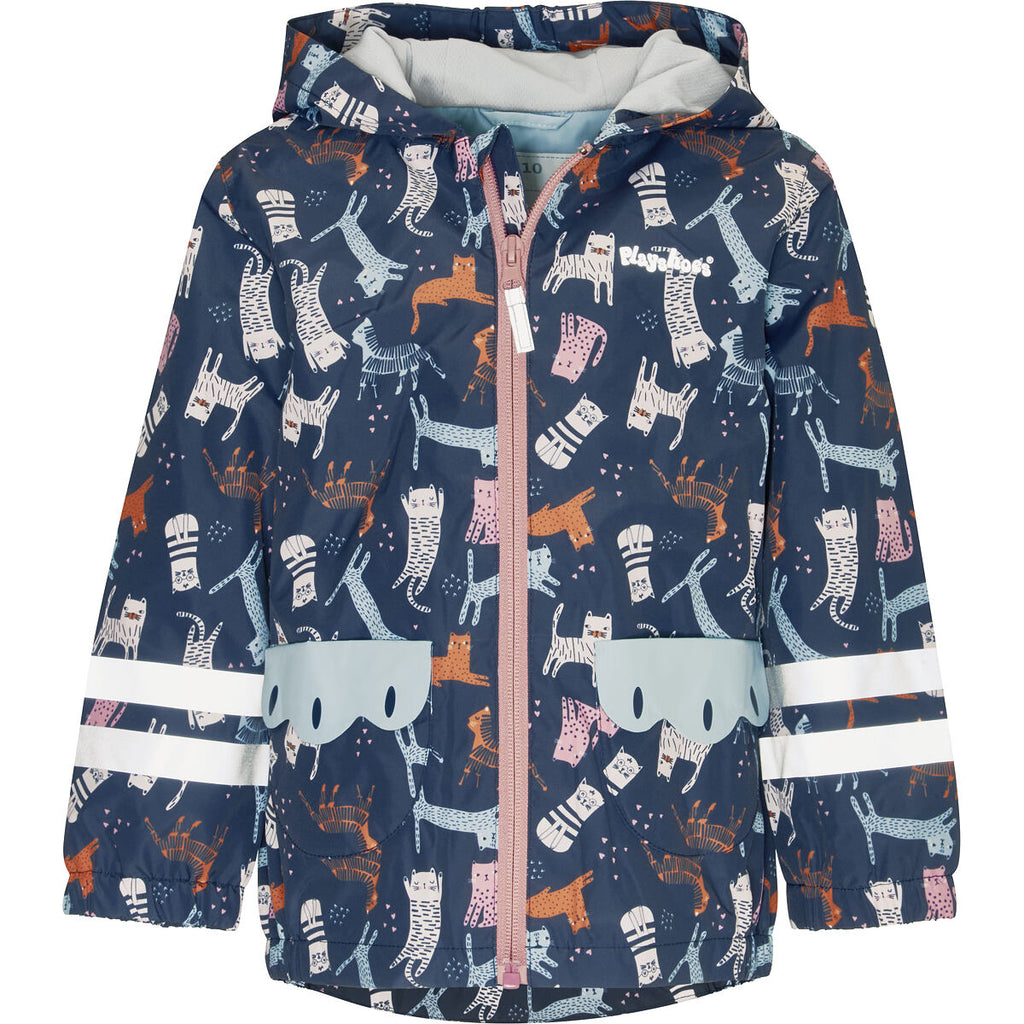 Playshoes Dětská nepromokavá bunda Kočičky