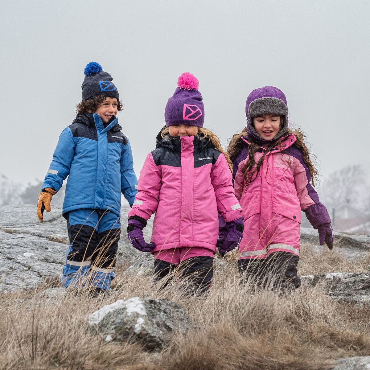 Didriksons Dětská zimní čepice Biggles royal purple