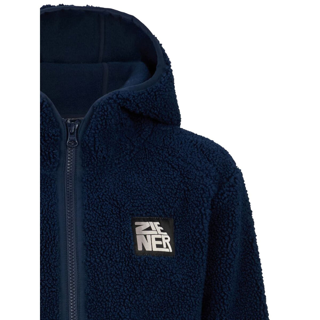 Ziener Dětská fleecová bunda Juha Jr - dark navy