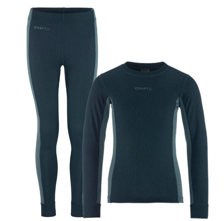 Craft Dětské termoprádlo Set CRAFT Baselayer JR - modré