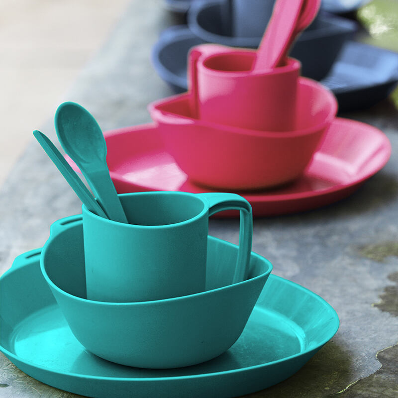 LifeVenture Sada nádobí Ellipse 4-Piece Set graphite