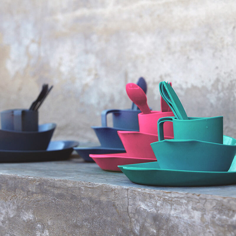 LifeVenture Sada nádobí Ellipse 4-Piece Set graphite