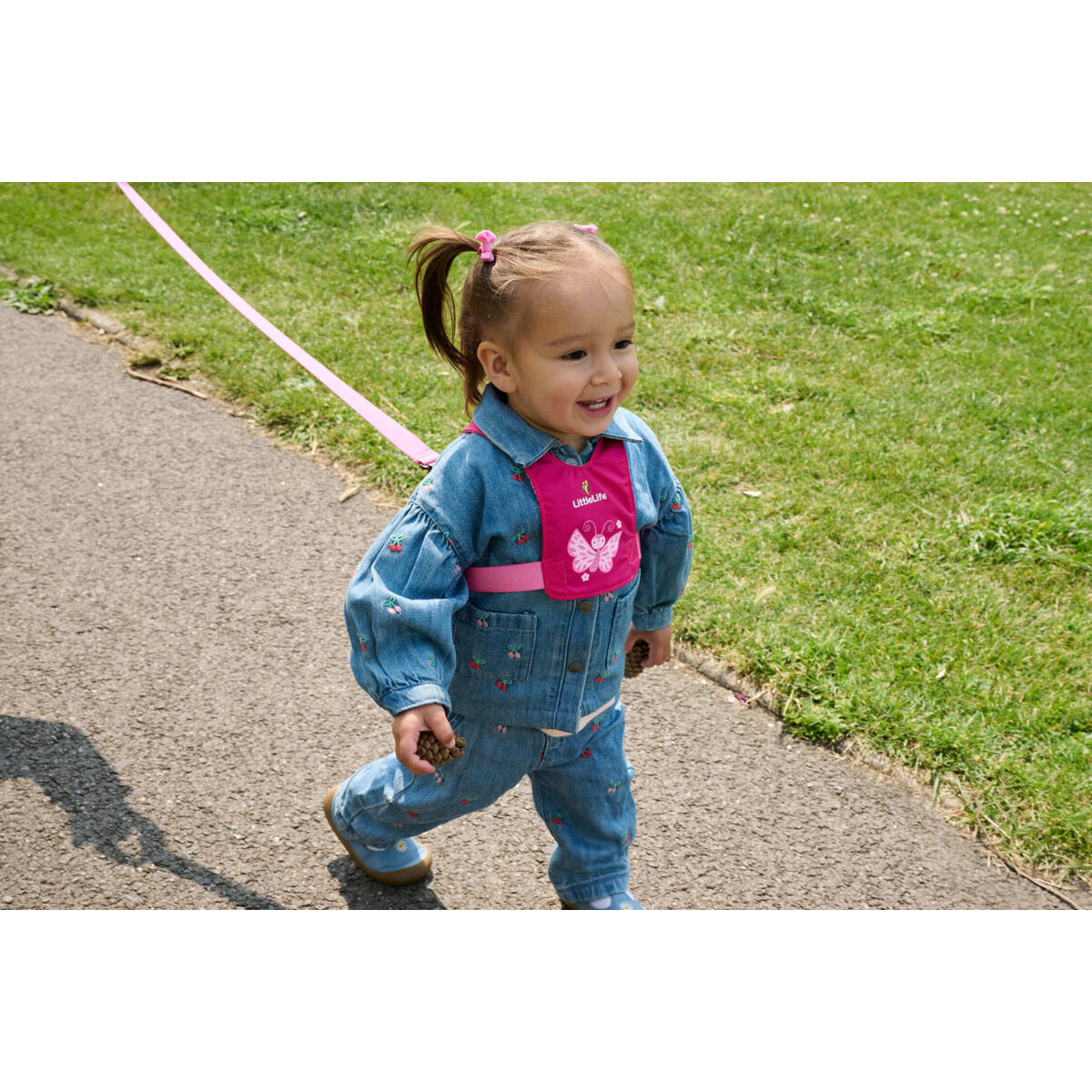 LittleLife Dětská vodící bezpečnostní vesta Toddler reins Butterfly