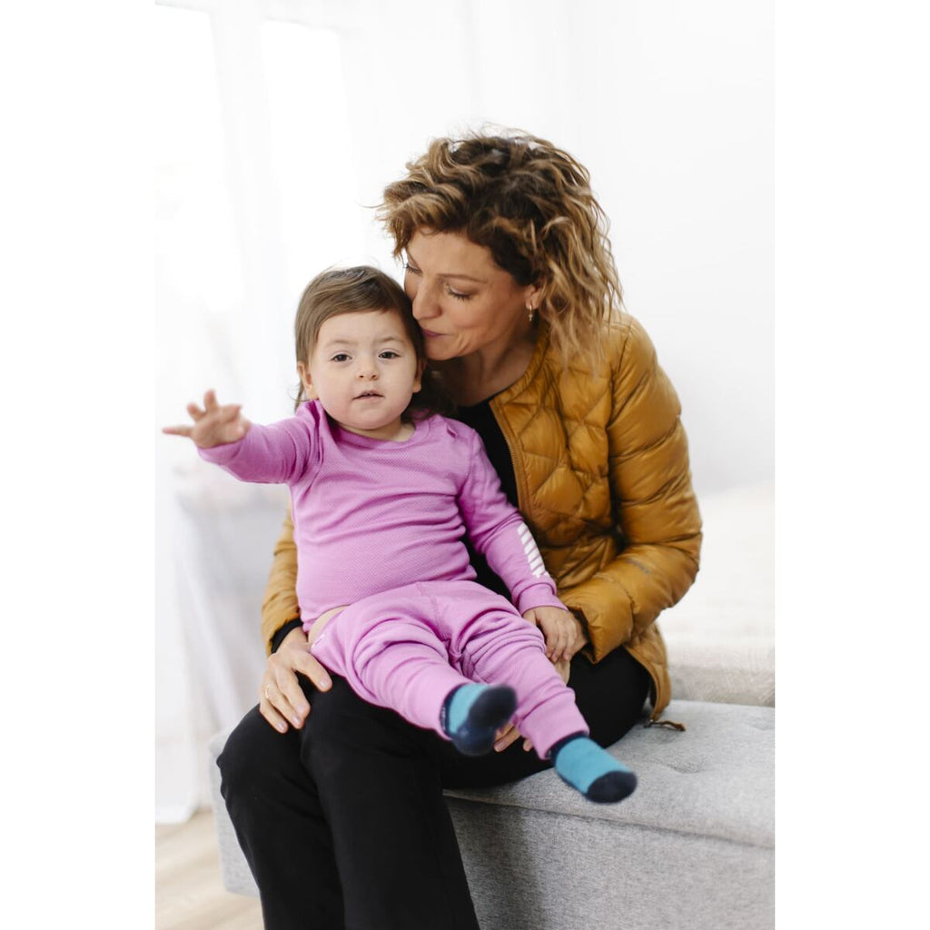 Helly Hansen Dětské termoprádlo K Lifa Merino set - meta pink