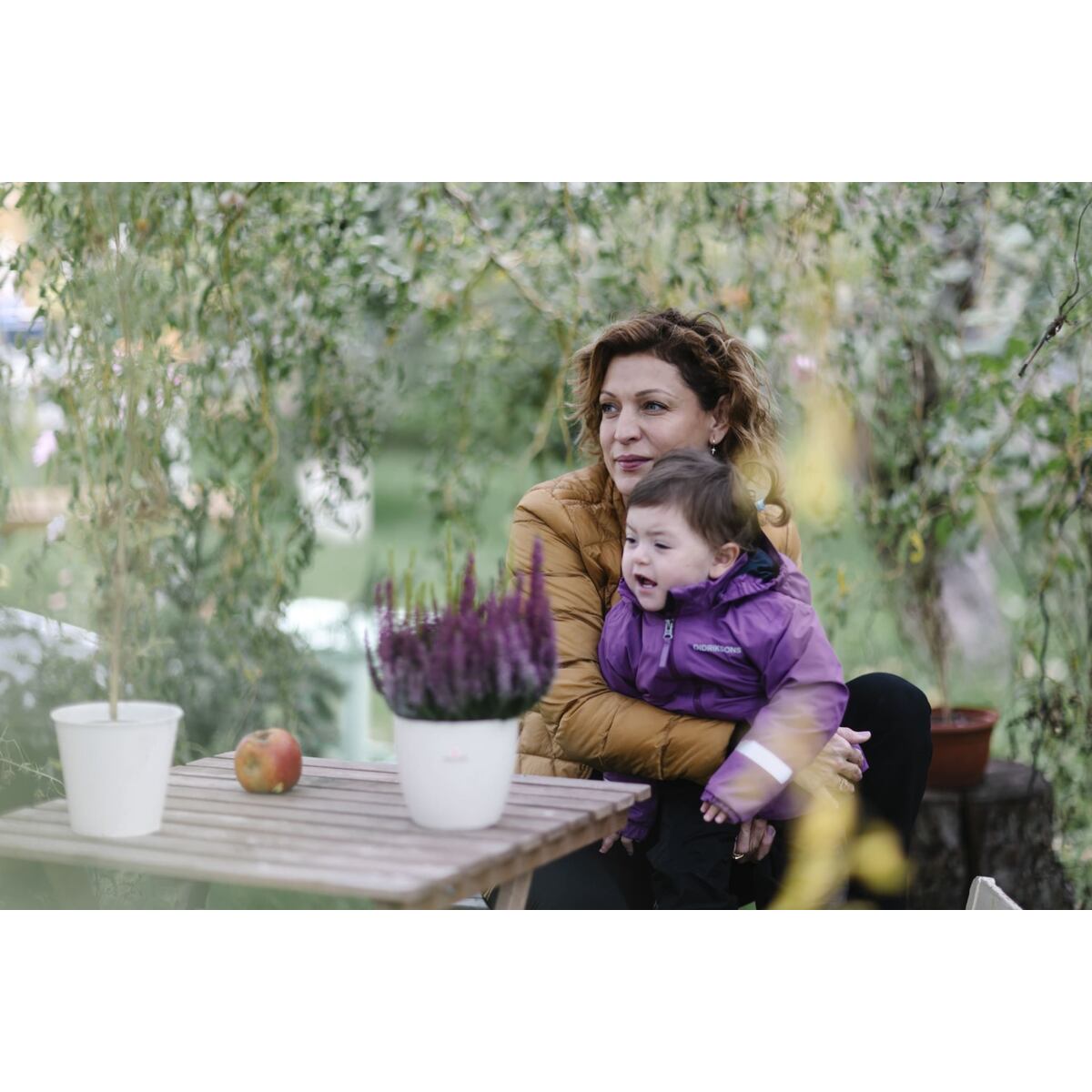 Didriksons Dětská nepromokavá bunda Norma grape - ROSTOUCÍ