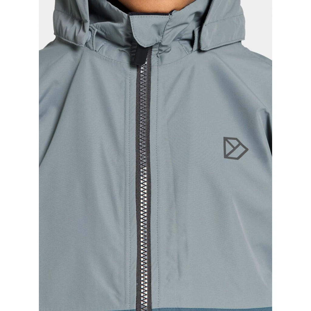 Didriksons Dětská nepromokavá bunda Piko factory blue - ROSTOUCÍ