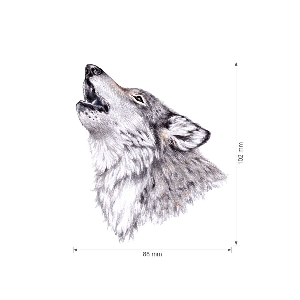 Lesní svět Nažehlovačka S - Vlci