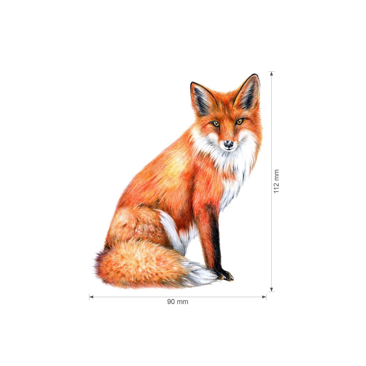 Lesní svět Nažehlovačka S - Lišky