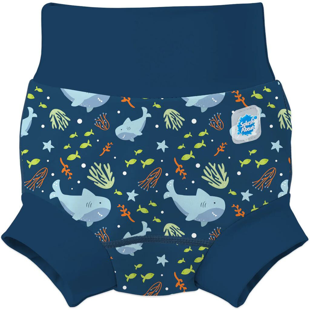 Splash About Dětské plenkové plavky Happy Nappy Shark Reef