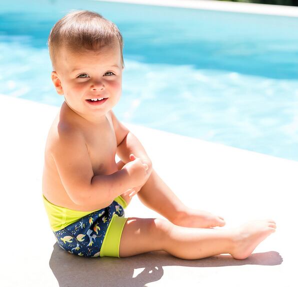 Splash About Dětské plenkové plavky Happy Nappy Turtle Tide