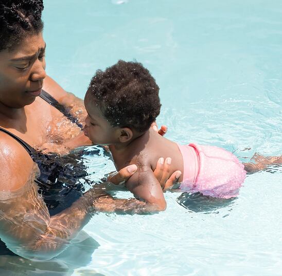 Splash About Dětské plenkové plavky Happy Nappy Pink Dotty