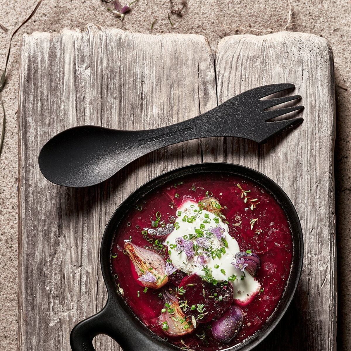 Light my fire Cestovní příbor Swedish Spork original mistypurple