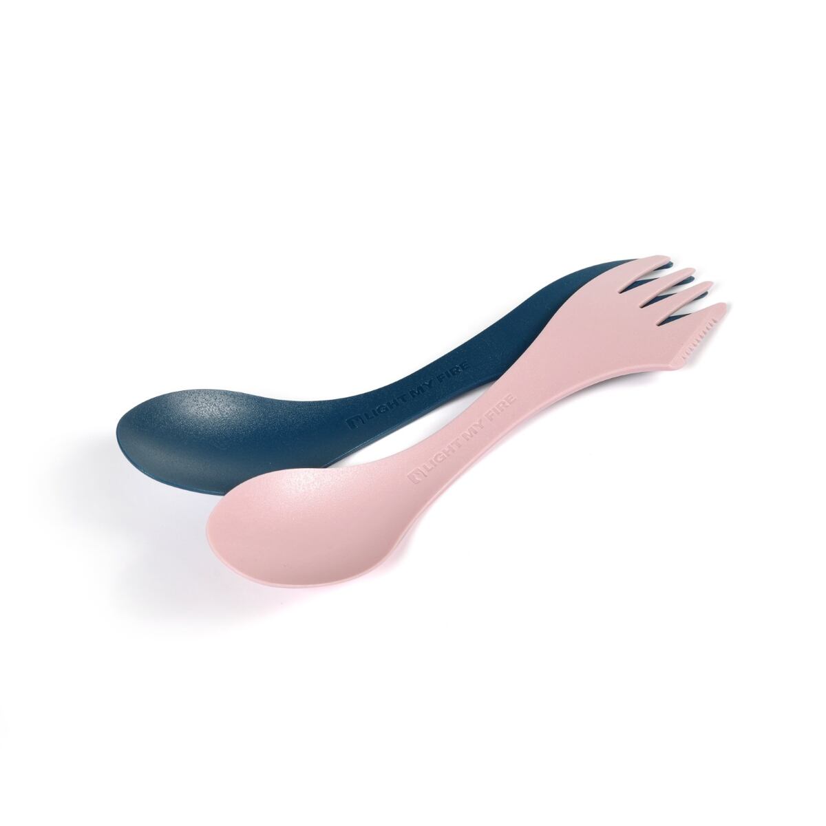 Light my fire Cestovní příbor Swedish Spork original 2-pack hazyblue/dustypink