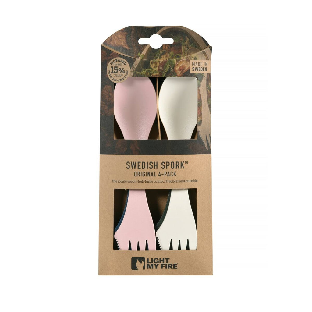 Light my fire Cestovní příbor Swedish Spork original 4-pack cream