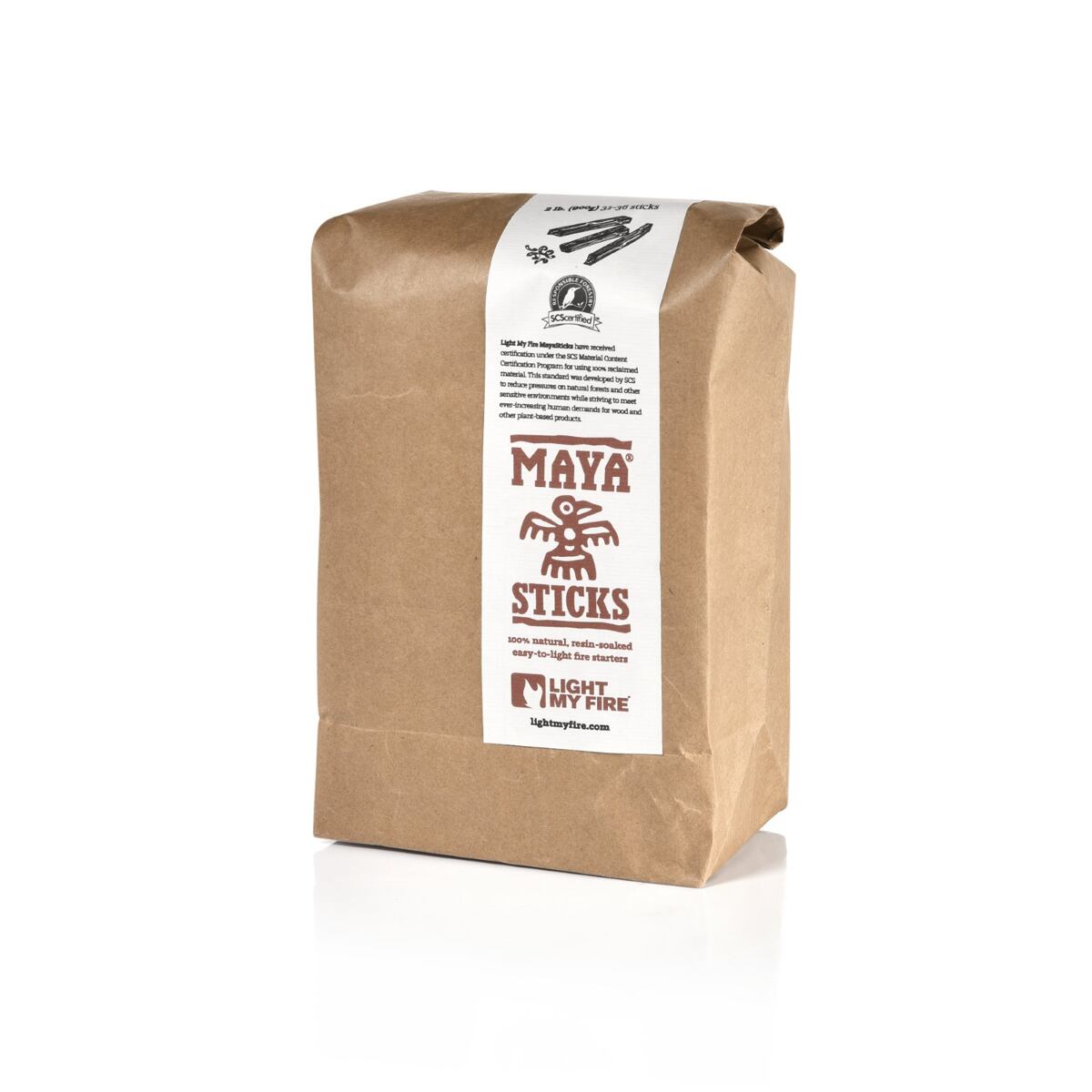 Light my fire Přírodní podpalovač z pryskyřičného dřeva MayaSticks 2lb/900 g