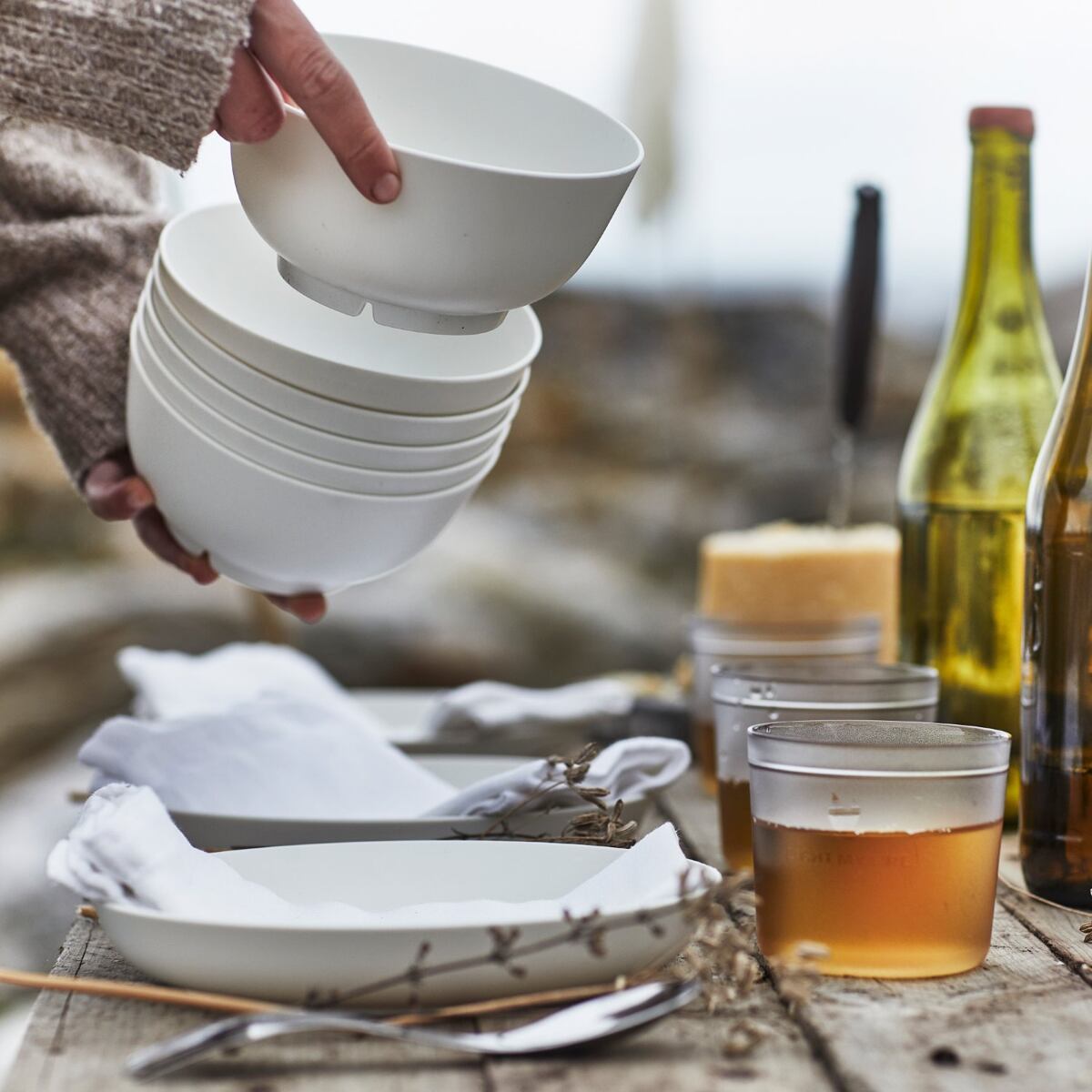 Light my fire Průhledný kelímek s víčkem Tumbler with snap lid short transparent 250 ml 4 kusy