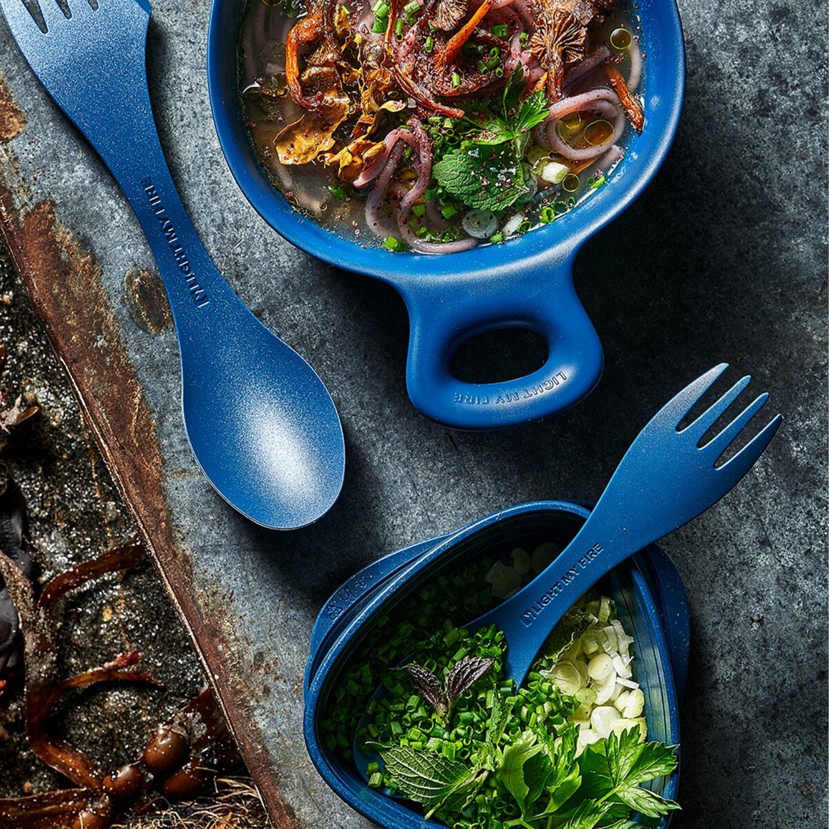 Light my fire Cestovní příbor Swedish Spork original deeplyblue