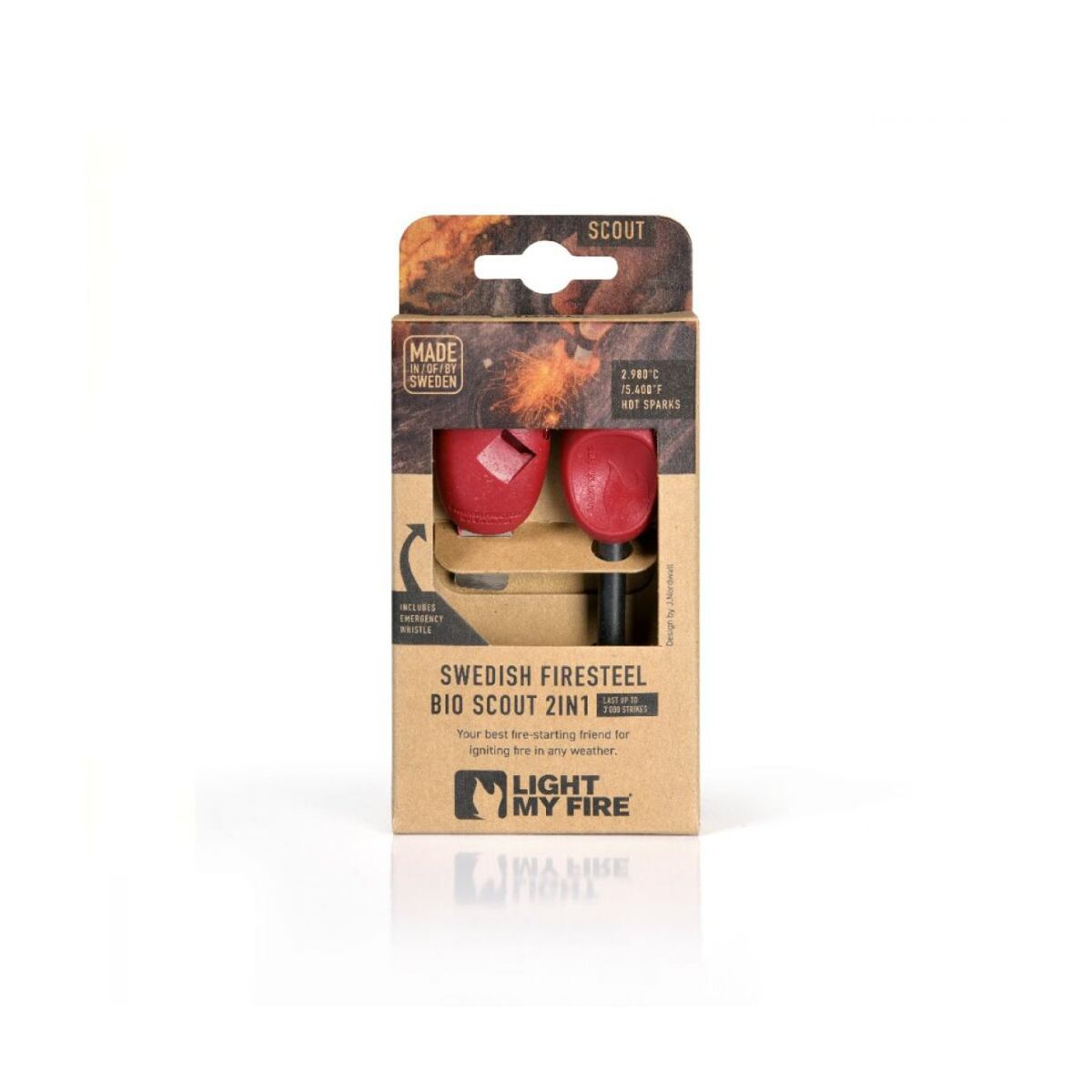 Light my fire Křesadlo Swedish FireSteel scout 2in1 rustyorange