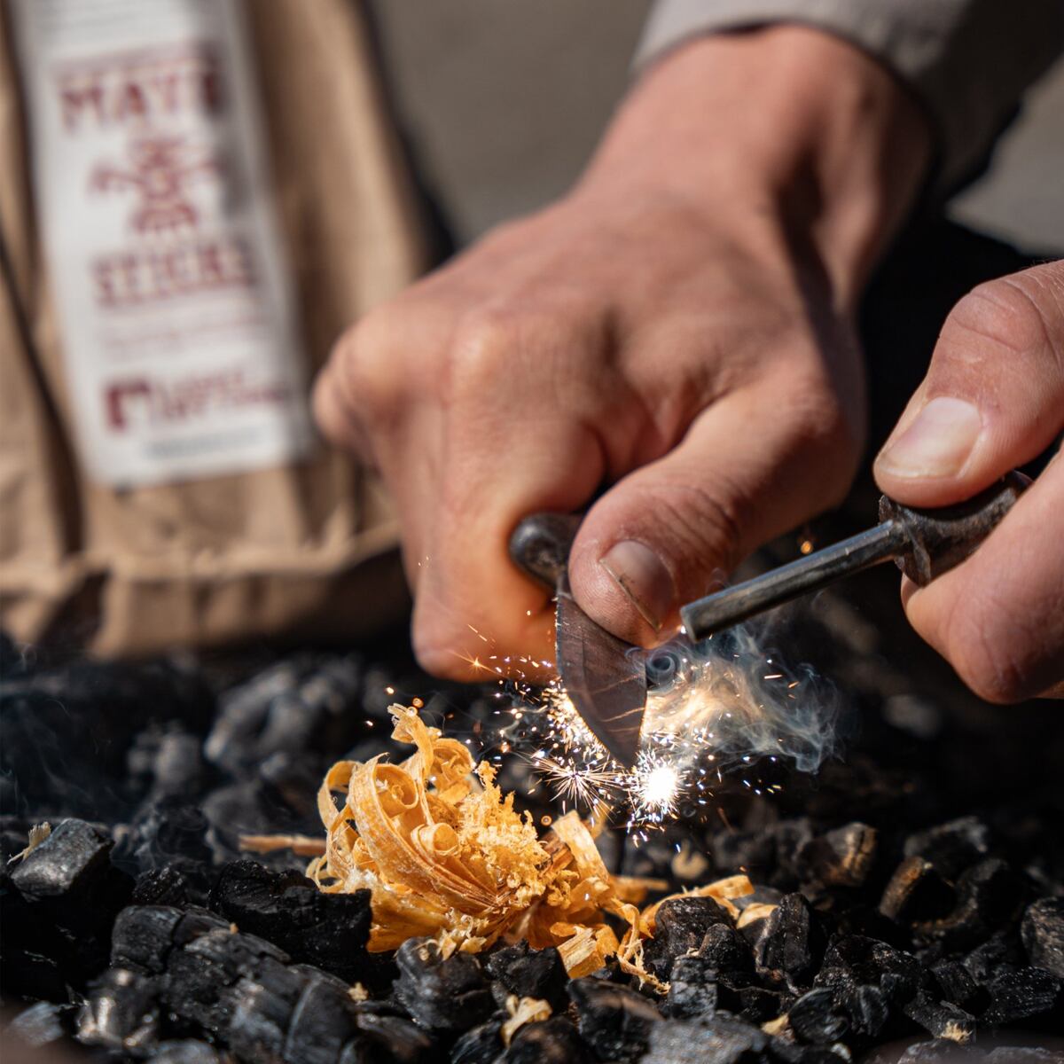 Light my fire Outdoorový nůž s křesadlem Swedish FireKnife 2in1 rustyorange