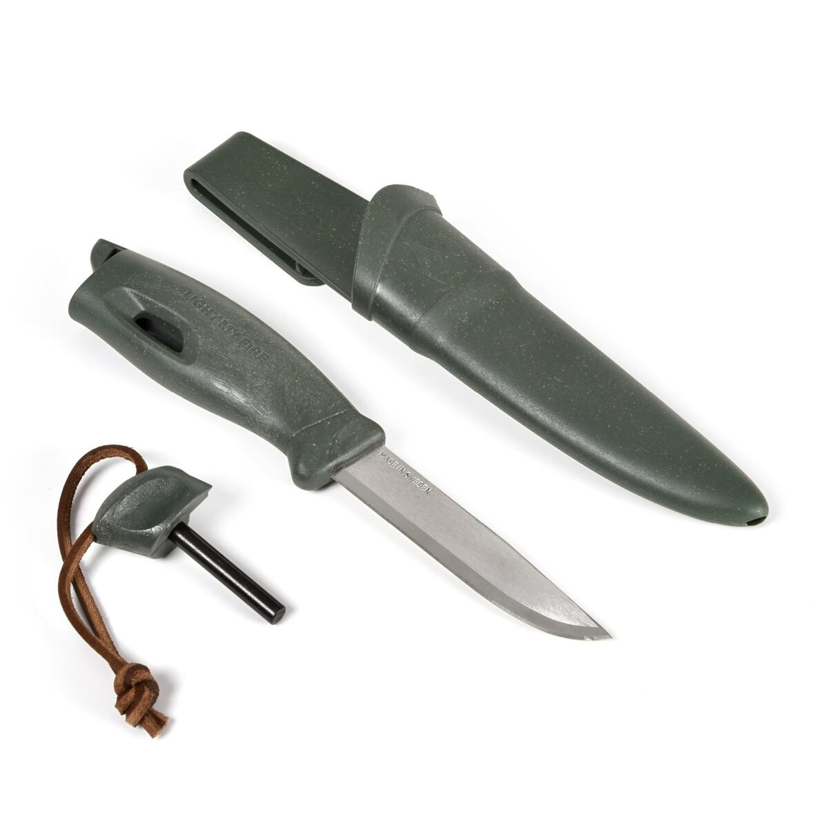 Light my fire Outdoorový nůž s křesadlem Swedish FireKnife 2in1 sagegreen