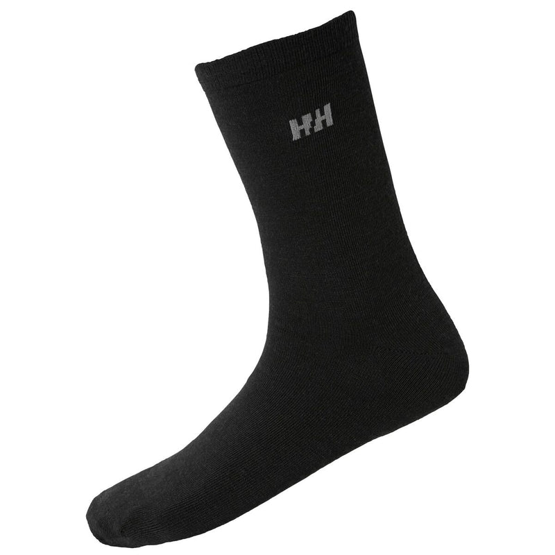 Helly Hansen Funkční ponožky s merinem Everyday wool sock 2-pack - black