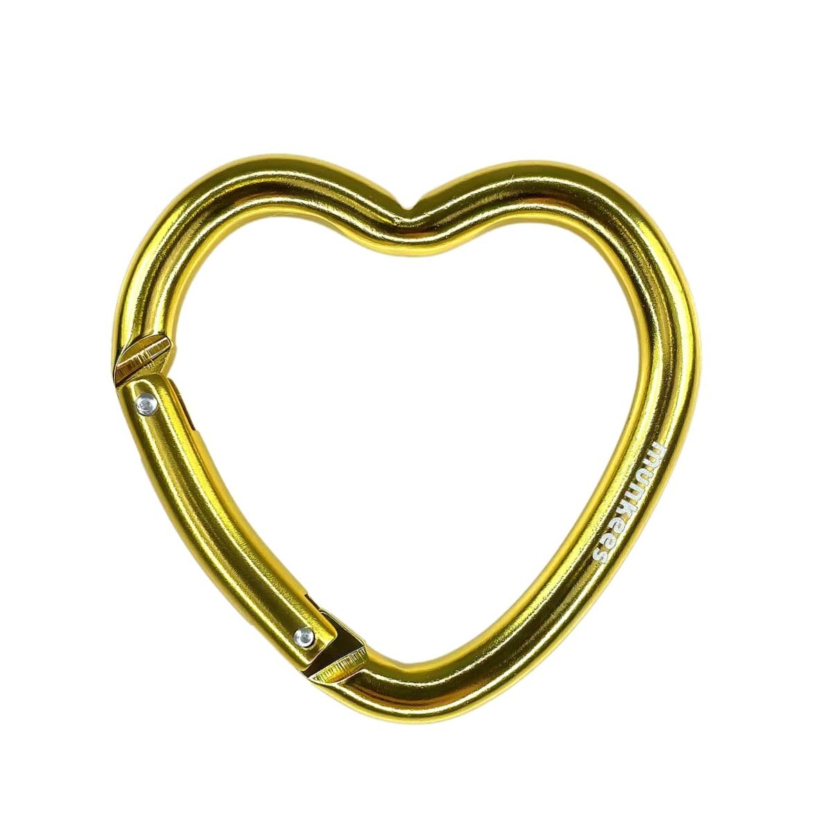Munkees Karabina Heart - gold